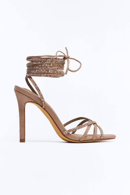 Powder Blue Chain Heel